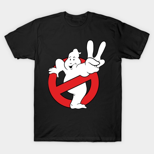 Ghoul Getters Examining The Team Dynamics Of Ghostbusters T-Shirt by Landscape In Autumn